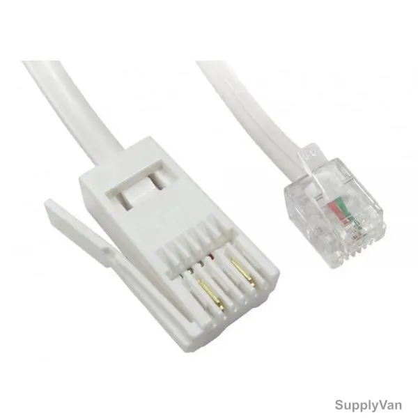 Terminator Telephone Cable, TTC2C-10M, 10 Mtrs, UK Pin To USA