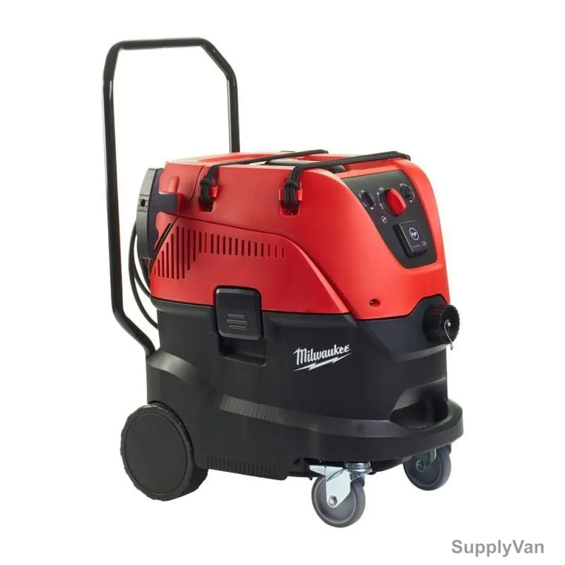 Milwaukee M-Class Dust Extractor, AS42MAC, 1200W, 47 Ltrs, Black/Red