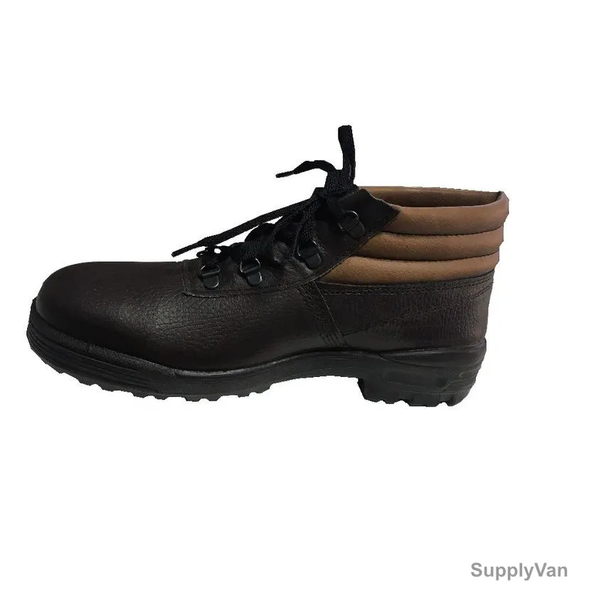 Bacou Super Eco Safety Boots, Leather, Size41, Black/Brown — image 1