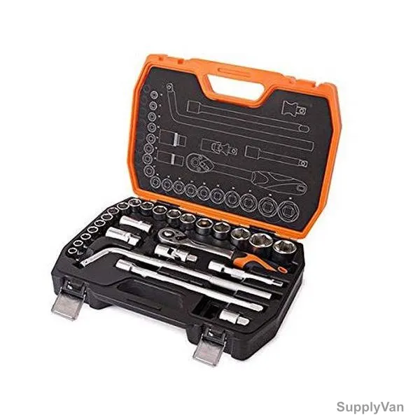 Kendo Drive Socket Set, 90565, 1/2 Inch Drive, 26 Pcs/Set