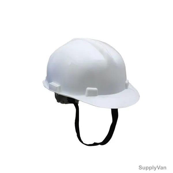 Vaultex Lite Safety Helmet With Chin Strap, LGB, White