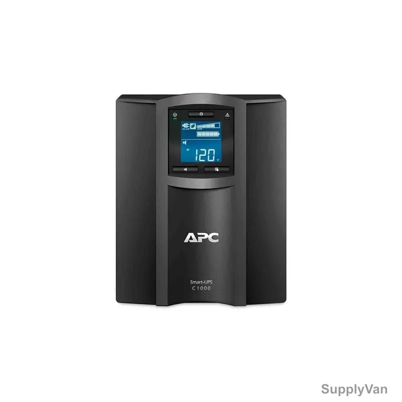 Apc Line-Interactive Uninterruptible Power Supply, SMC1000IC, 600W, 230V, 1000VA