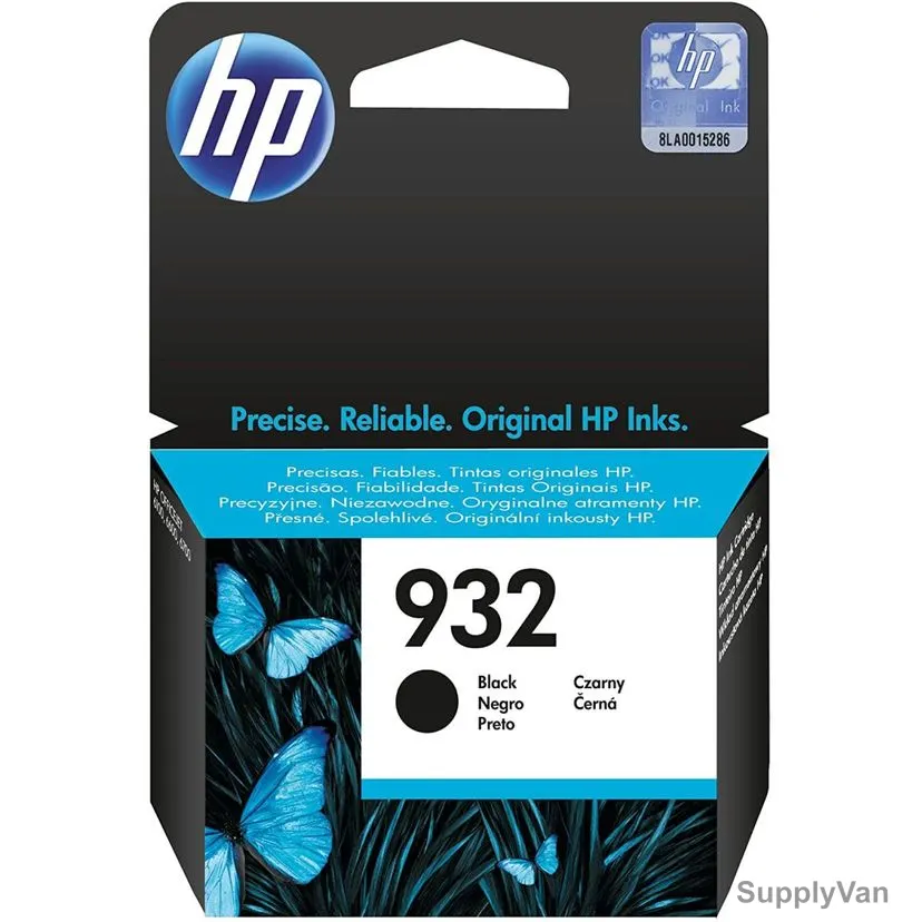 HP Original Ink Cartridge, CN057AA, 932, Black