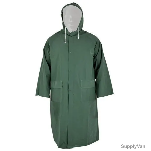 Workland Rain Coat, OUC, L, Green