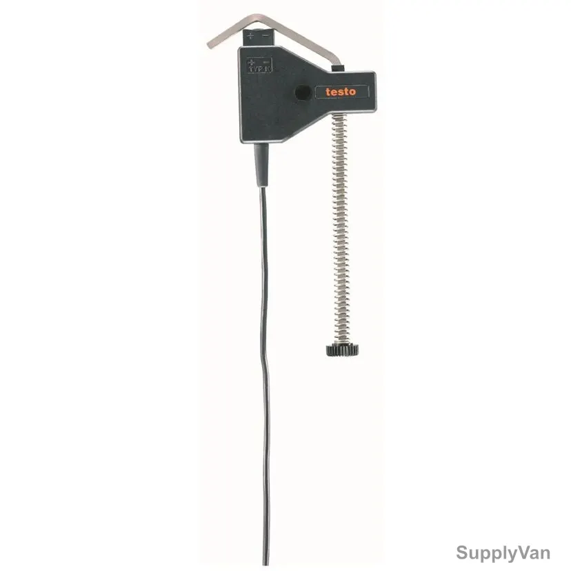 Testo TC Type K Temperature Probe With Clamping Bracket, 0602-4592, -60 to 130 Deg.C