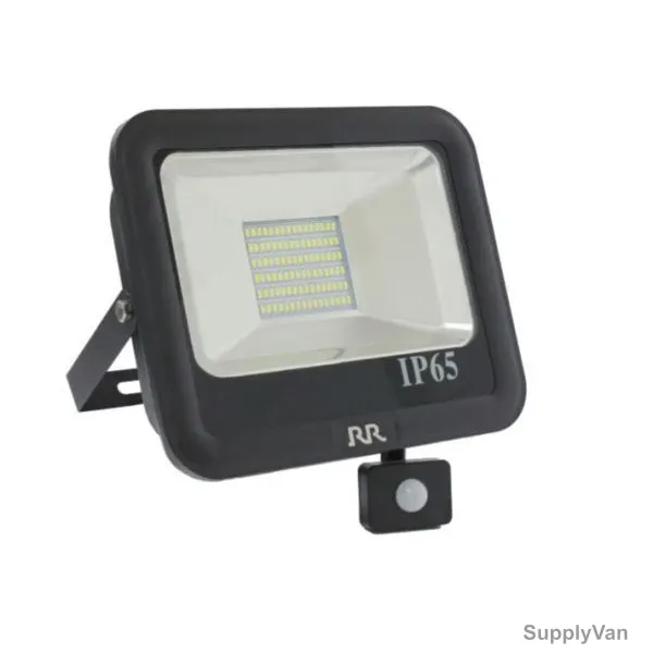 RR LED Flood Light With Sensor, RR-FL-SMD50D-SN, SMD, 50W, 6500K