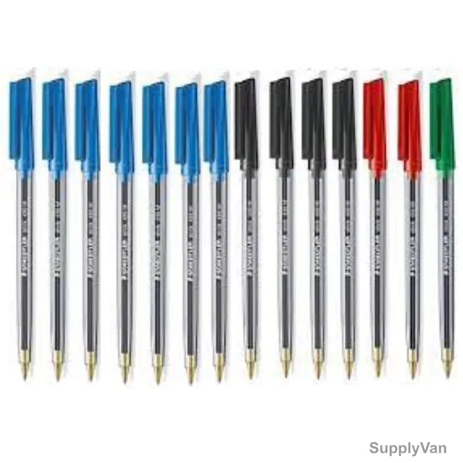 Staedtler Ball Point Pen Set, ST-430M, 1.0.MM Tip, Assorted Colors, 14 Pcs/Set