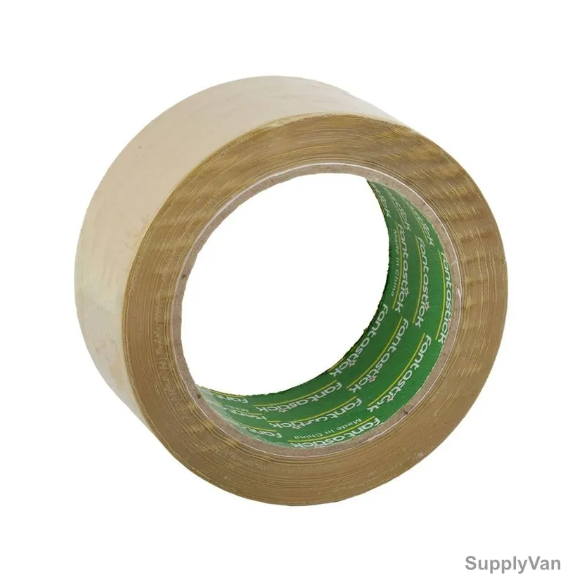 Fantastick Packaging Tape, 2 Inch Width x 100 Yards Length, Brown