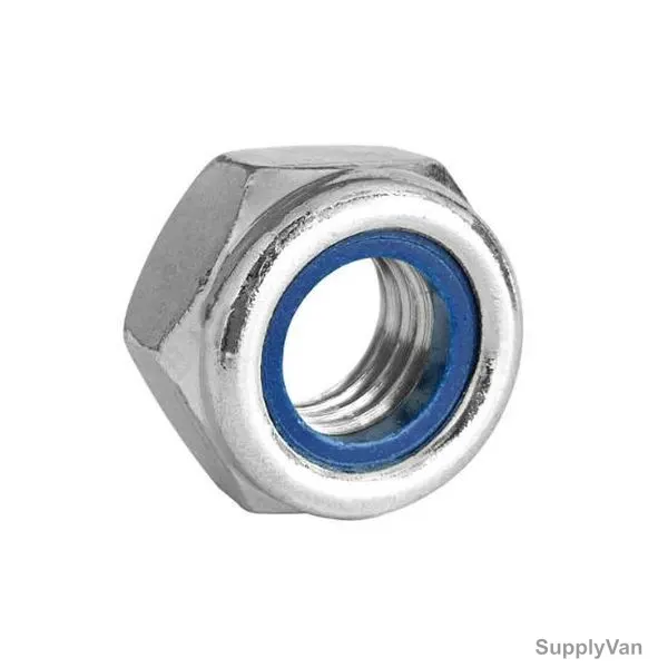 Lock Nut, Stainless Steel, M5 Thread Size