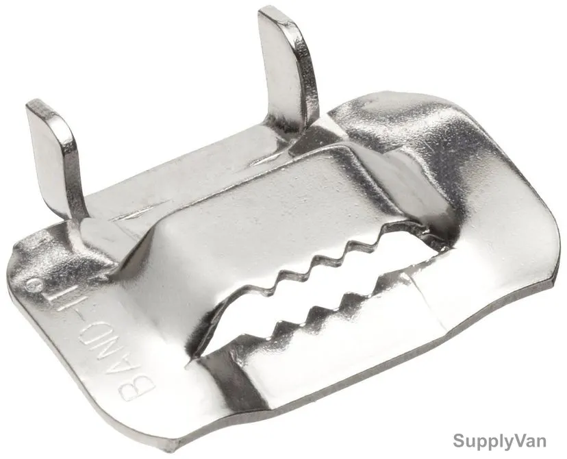 BAND-IT Ear-Lokt Buckle, C25599, Stainless Steel 201, 5/8 Inch
