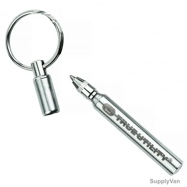 True Utility Multi Tool Keyring, TU-246, Silver