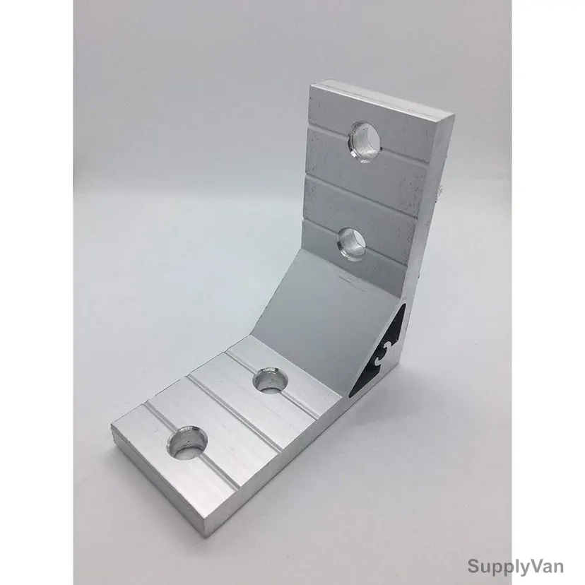 Extrusion 90 Degree Corner Bracket, 45 Series, 4 Hole, Aluminum, 78 x 78MM