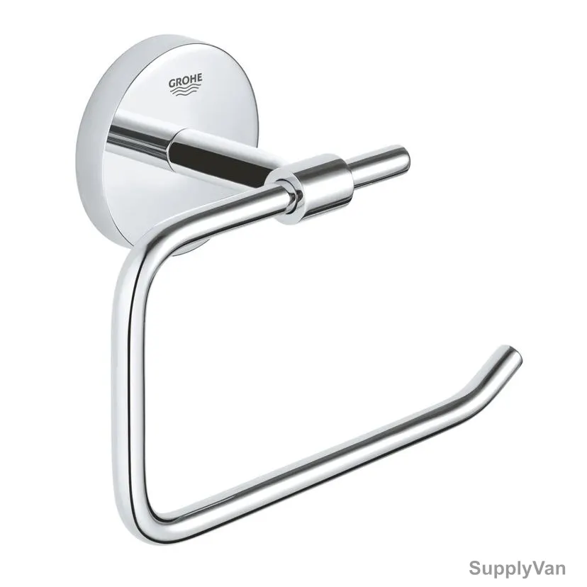 Grohe Wall Mounted Toilet Paper Holder, 40457001, Baucosmopolitan, Metal, 152CM Length x 104CM Height, Starlight Chrome Finish