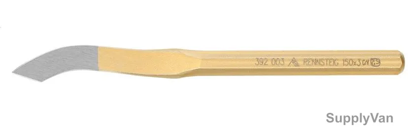 Rennsteig Grooving Chisel, 392-006-0, 150MM Length, 6MM Tip, PK4