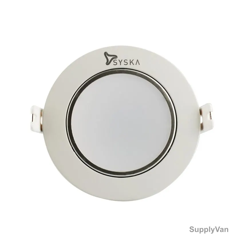 Syska LED Down Light, CL77405-9W6K, Corona, 9W, 6000K, Cool Daylight