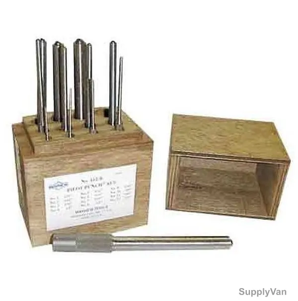 Mayhew Pilot Punch Wood Box, 62258, 12PCS