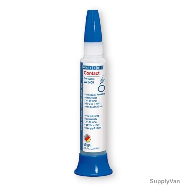 Weicon Contact VA 8406 Cyanoacrylate Adhesive, 12204060, 60GM