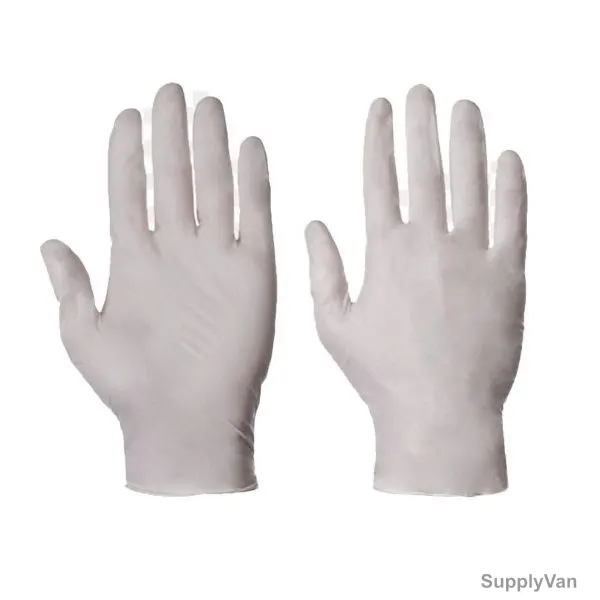 Disposable Gloves, Latex, Free Size, White