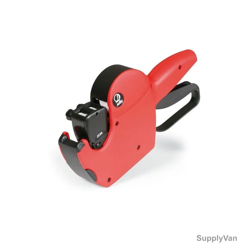 Jolly Two Line Pricing Gun Labeller, JC20, Plastic, 16MM x 22MM Label Size, Red — image 1