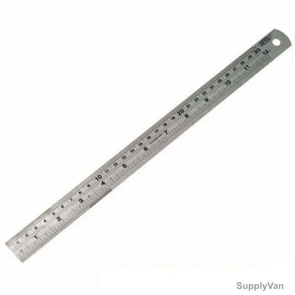 Vertex Steel Ruler, VXMR-012, 12 Inch