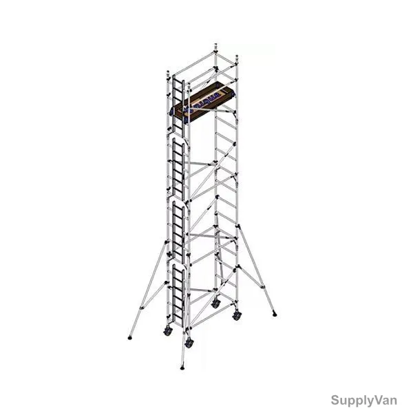 Unique Single Width Scaffolding Tower, USSW, Aluminium, 8.30 Mtrs, 250 Kg — image 1