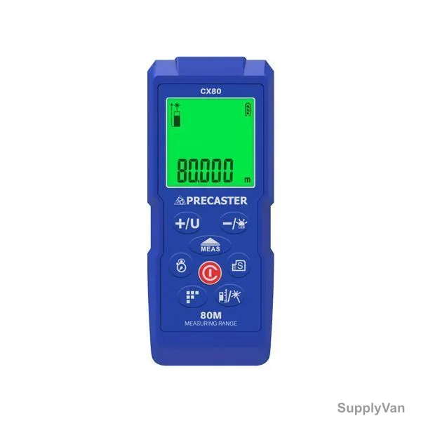 Precaster Laser Distance Meter, CX80, 0.05-80 Mtrs