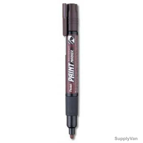 Pentel Paint Marker, PE-MMP20-E, 2.9MM, Brown, 12 Pcs/Pack