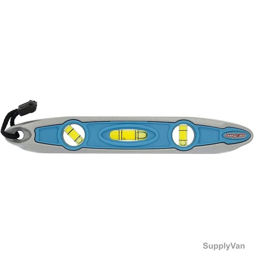 Channellock Professional Torpedo Level, CL-615, 8.5 Inch