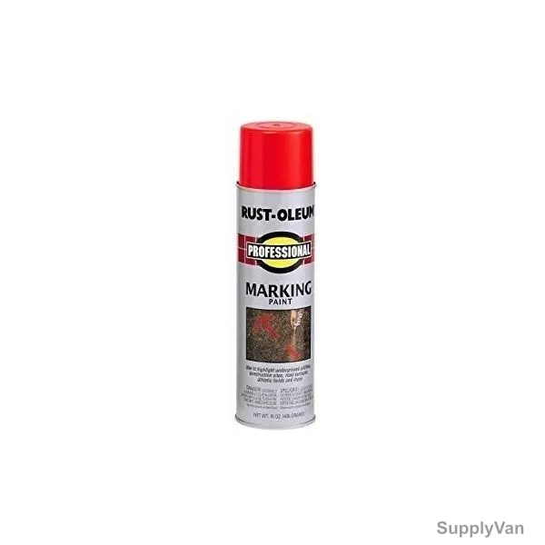 Rust-Oleum Inverted Marking Paint Spray , 2564838, PROFESSIONAL, 425G, Safety Red