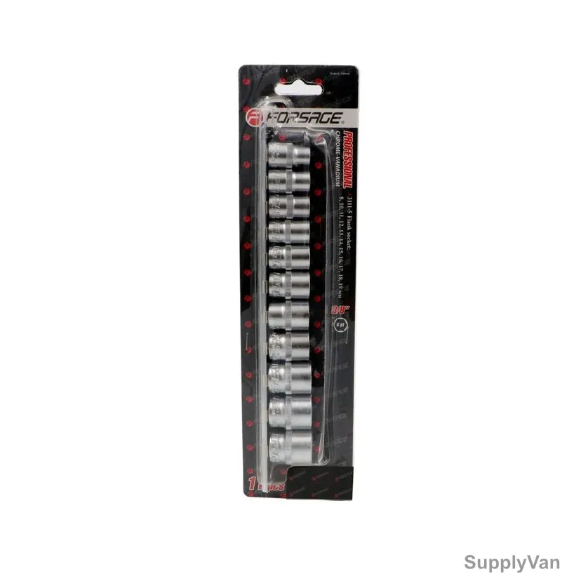 Forsage Flank Socket Set, MC8-SOC11, 3/8 Inch, 11 Pcs/Set — image 1