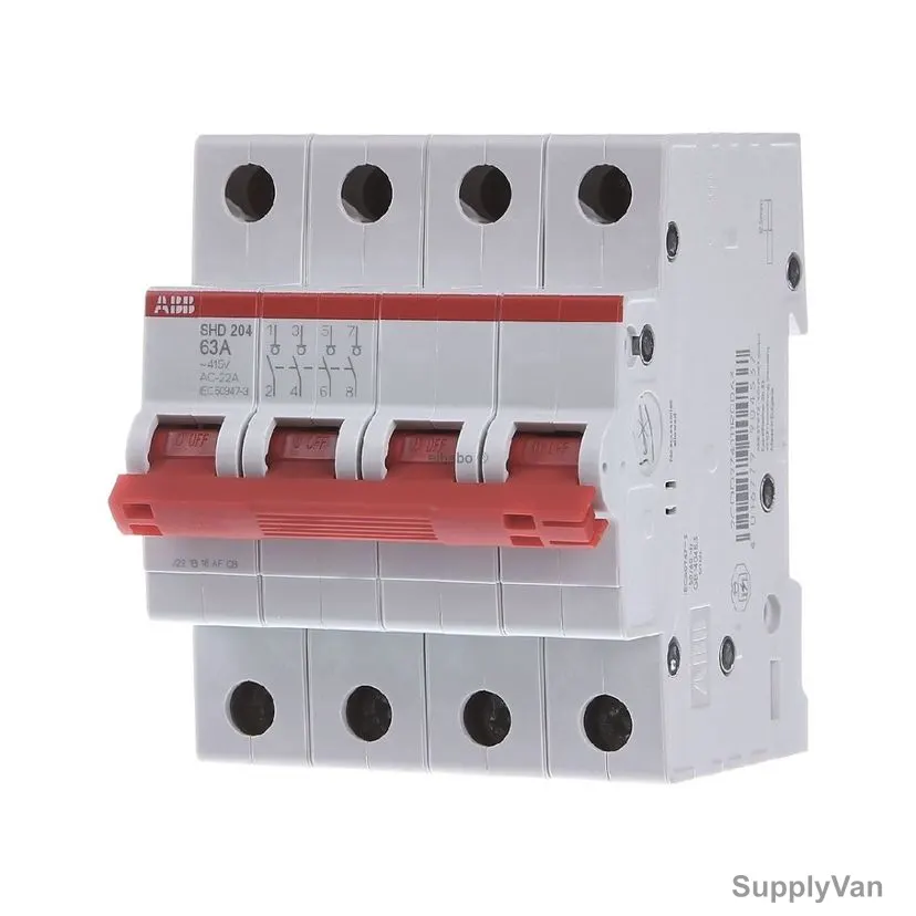 ABB Switch Disconnector, SHD204-25, 4P, 25A