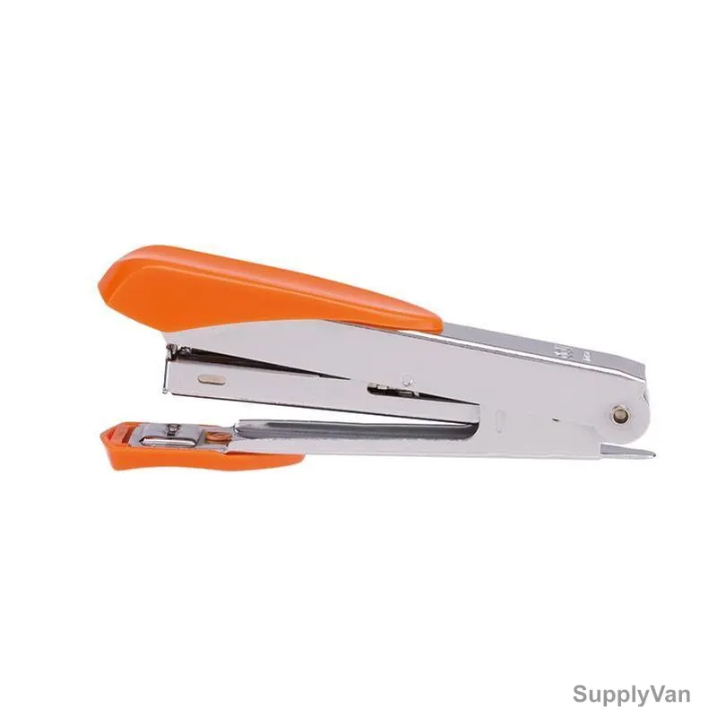 Deli Stapler, E0260, 15 Sheets, Orange