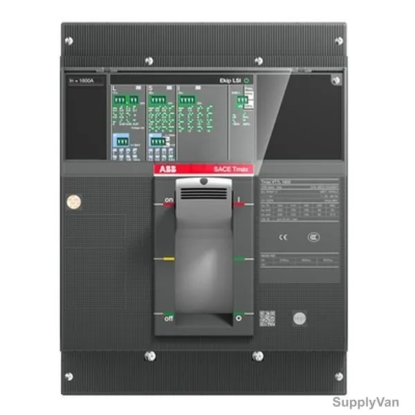 Abb XT7S 800 Ekip Dip LS/I Moulded Case Circuit Breaker, 1SDA100826R1, 3 Pole, 690VAC, 800A, 50kA