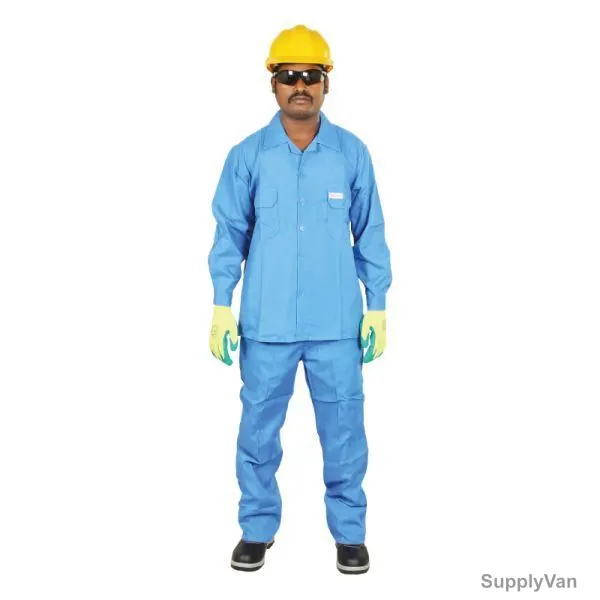 Workland Pant and Shirt, 2PWL, 135GSM, 2XL, Petrol Blue