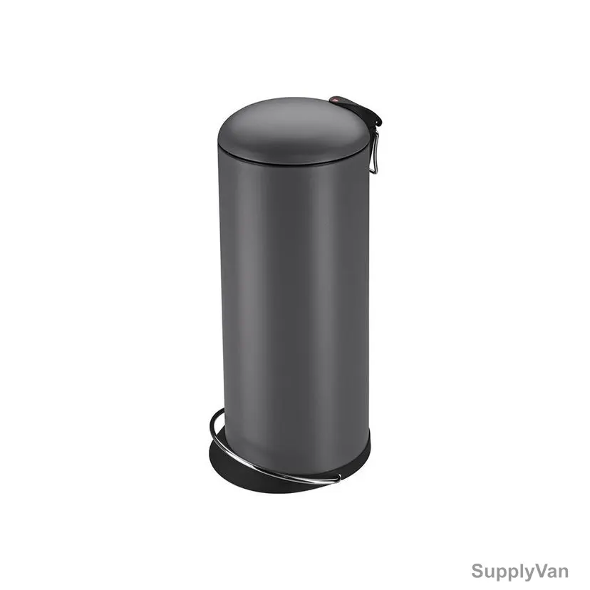 Hailo Pedal Waste Bin, HLO-0523-090, TopDesign L, 24 Litres, Matt Grey