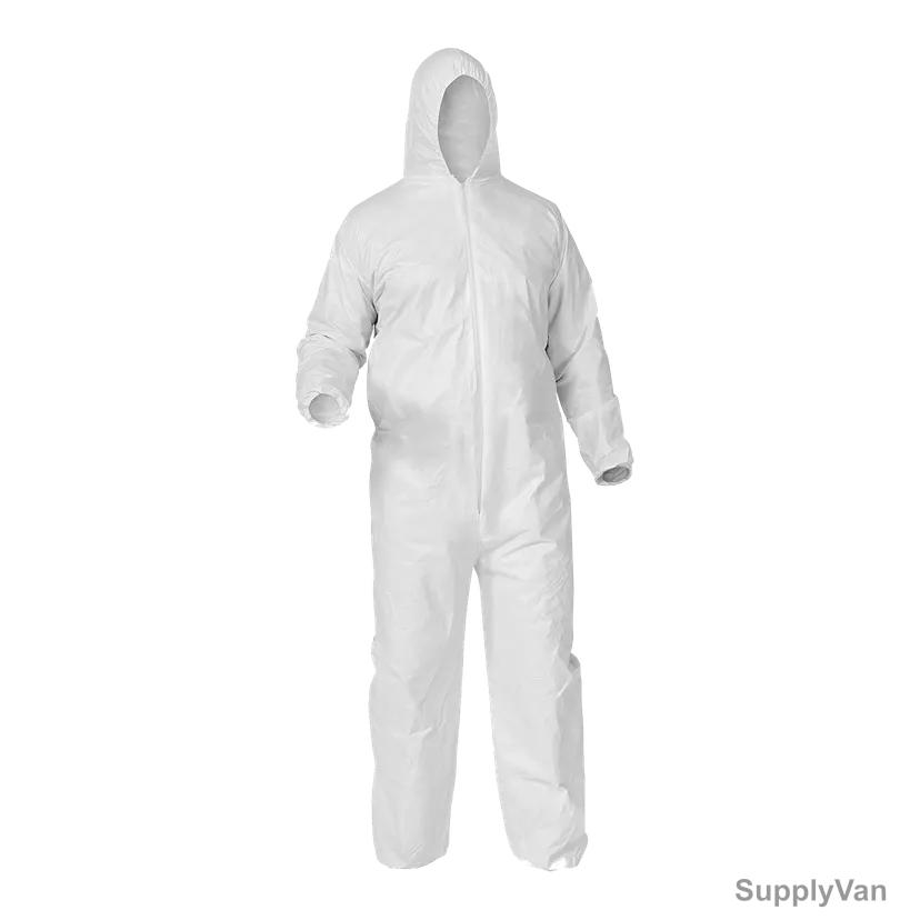 Tuf-Fix Full Body Disposable Coverall, DC8209, 40GSM, White