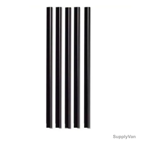 PSI Spine Binding Bar, PSBB05BK, Plastic, 50 Sheets, 5mm, Black, 100 Pcs/Pack