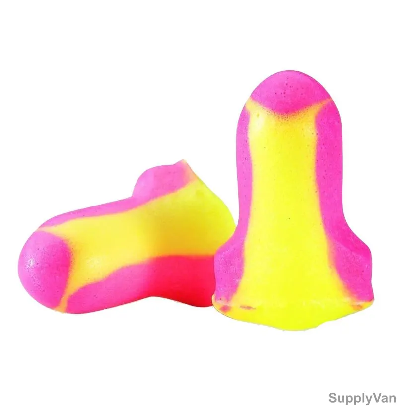 Honeywell Disposable Uncorded Ear Plug, 3301105, Howard Leight, Polyurethane Foam, 35 dB, Yellow and Magenta, 200 Pair/Pack — image 1