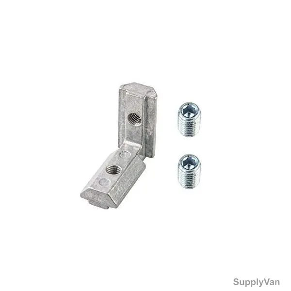 Extrusion T-Sliding L-Connector Nut, 45 Series, Stainless Steel, 45 x 45MM, PK10