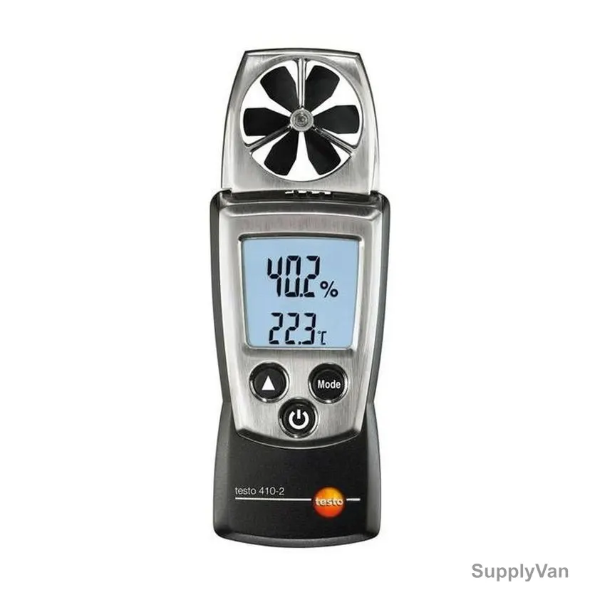Testo Anemometer, 410-2, 0.4 to 20 Mtrs/sec