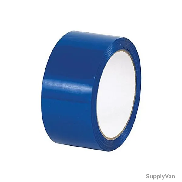 Coloured BOPP Tape, 48MM x 100 Yards, Blue, 12 Rolls/Pack