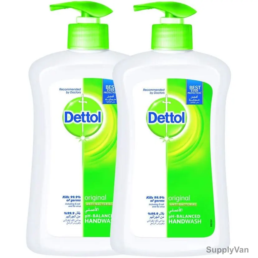 Dettol Original Anti-Bacterial Hand Wash, Pine Nuts, 200ML, 2 Pcs/Pack