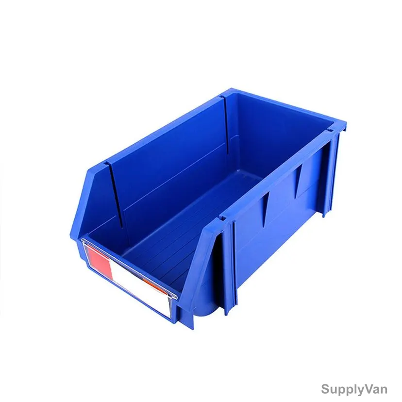Storage Bin, Polypropylene, 180MM Height x 200MM Width x 450MM Length, Blue