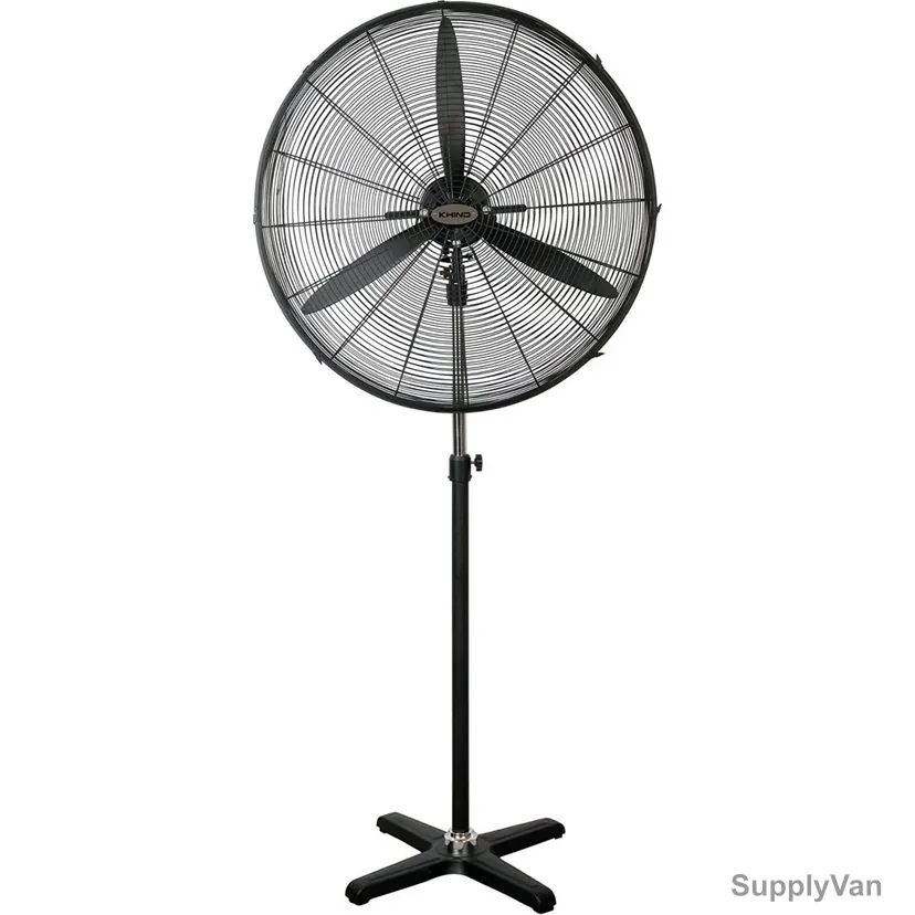 Khind Heavy Duty Industrial Stand Fan, SF2402, 24 Inch, 150W, Black