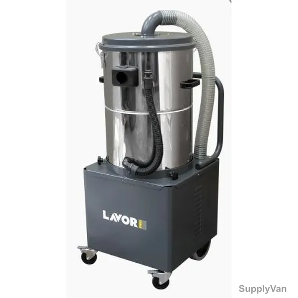 Lavor Industrial Wet and Dry Vacuum Cleaner, DMX80, 2200W, 80 Litres, Gray and Silver