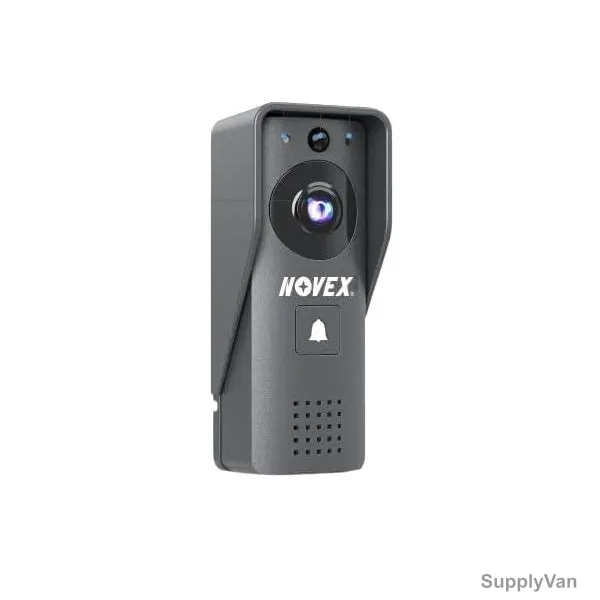 Novex Wireless Wi-Fi Doorbell Camera, NVDP-710, 12V, IP67, 1080 Mega Pixel, Black — image 1