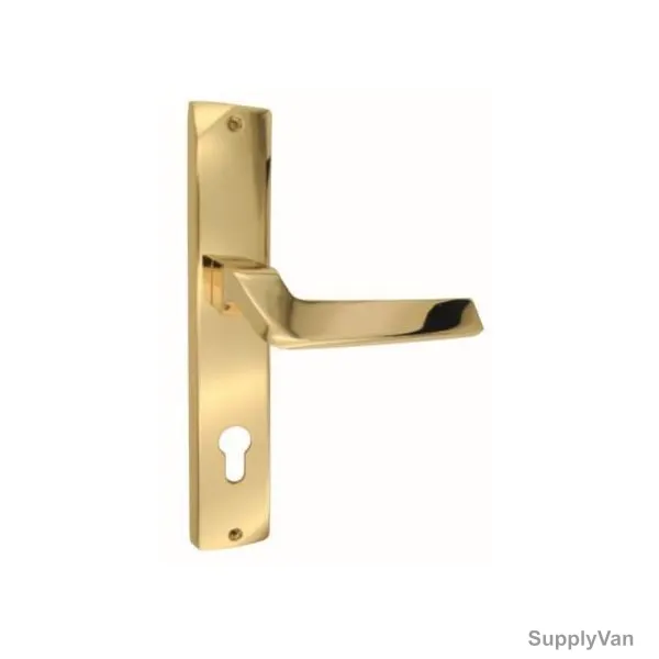 Doganlar Door Handle, Zirve, Zinc, Gold Plated