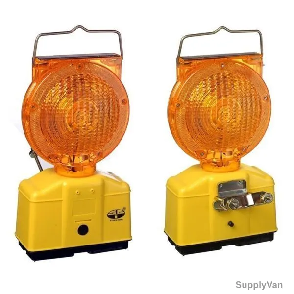 Sci Solar Flashing Light With Bracket, S1317, Amber
