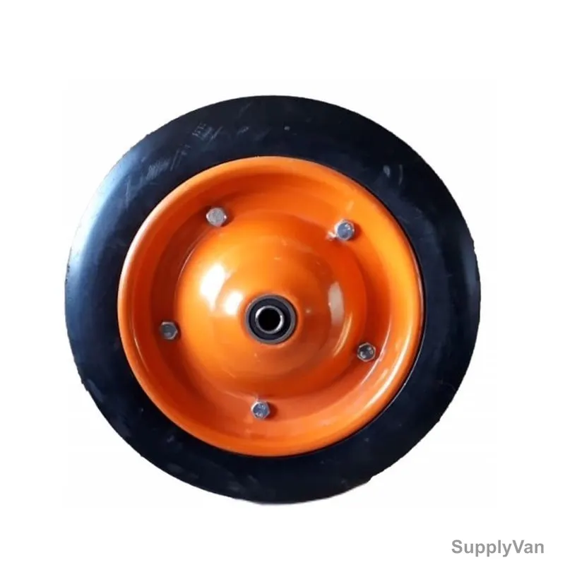 Apex Japanese Wheelbarrow Tire, 13 x 3 Inch, Solid Rubber