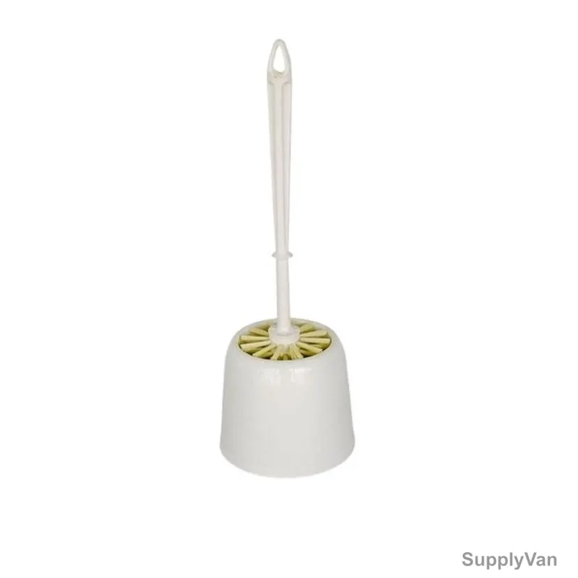 Akc Toilet Brush Set, TC01W, Plastic, Off White